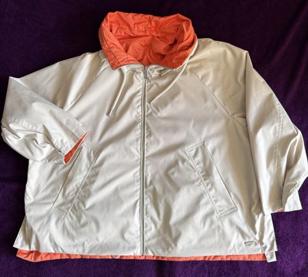 RINO&PELLE Frühlingsjacke Gr. 40 beige/orange Wendejacke