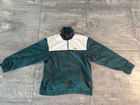 Lacoste Sport Vintage Jacke Gr. M - Retro Windbreaker