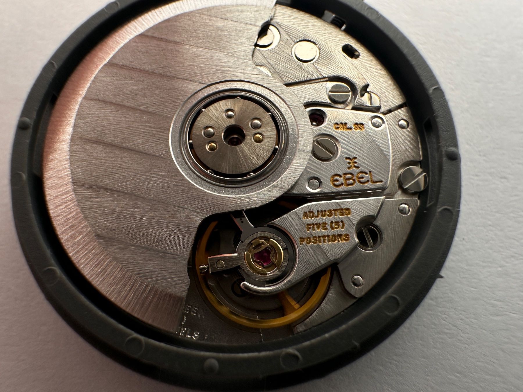 Ebel Uhren: Ebel (Cartier) Werk Kaliber 98 – Gebraucht aus Brüttisellen von AlphaOmega05 2