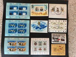 Briefmarkenblöcke DDR
