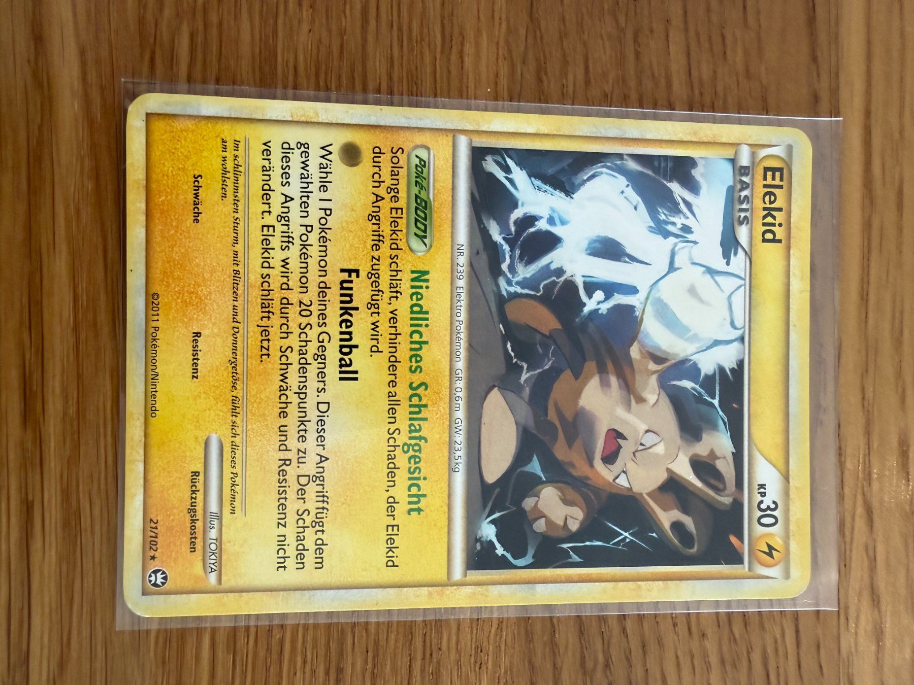 Pokémon Carte collezionabili: Elekid 21/102 – Usato da Amriswil venduto da sim_nlb6