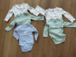 Bodys Baby langarm Gr. 62/68