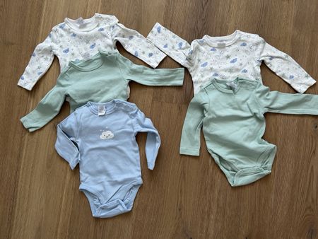 Bodys Baby langarm Gr. 62/68