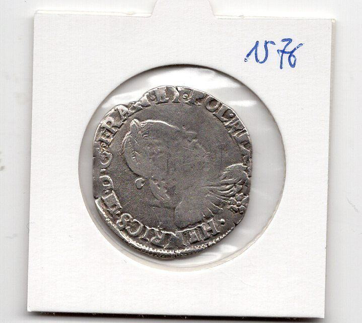 Tutti le monete: (2270) Frankreich, Teston 1576, Silber, ss – Usato da Rüthi (Rheintal) venduto da erdnuessli1