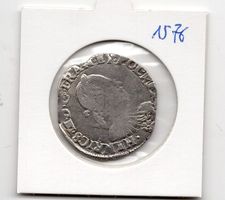 (2270) Frankreich, Teston 1576, Silber, ss
