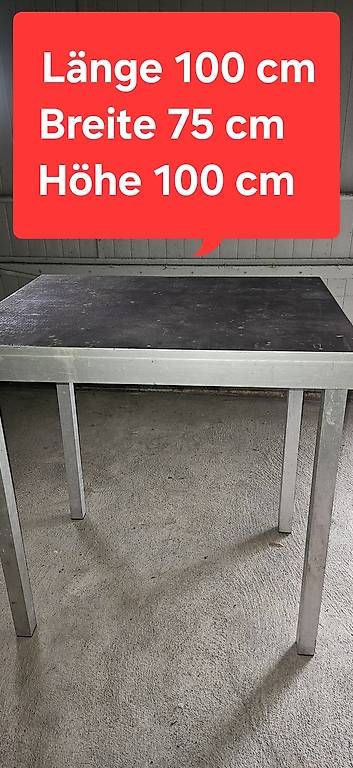 Tische: Massiver Alutisch – Gebraucht aus Erlenbach i. S. von Grelly1580