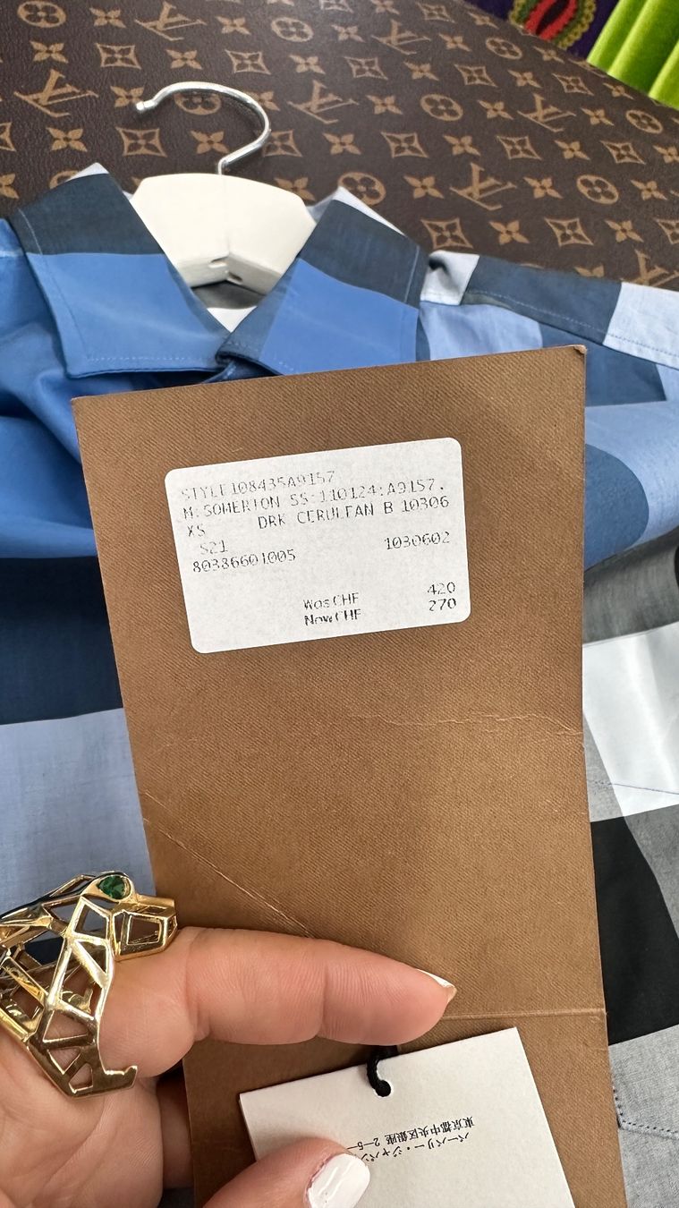 Burberry Camicette: Burberry Hemd NP 460.- – Nuovo e nell'imballaggio originale da Lachen SZ venduto da HelvetiaLuxury 4