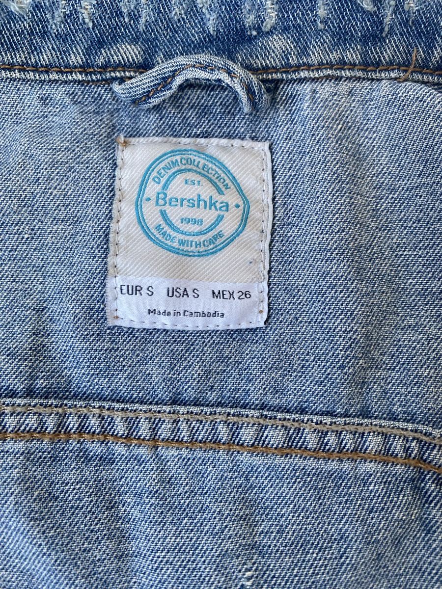 Bershka Top: Bershka Denim-Weste Hellblau Grösse S – Nuovo (secondo la descrizione) da Basel venduto da ane_82yg 4