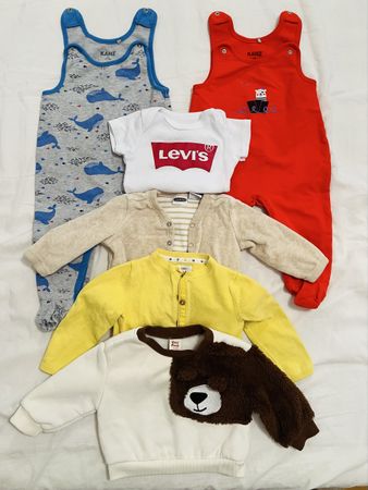 Baby kleider, Baby bodies und Baby overall für Kinder 3-6 M