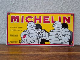 Emailschild Michelin Reifen Service Werkstatt Emaille Schild