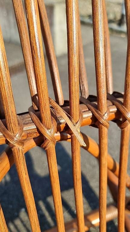 Sessel: Schaukelstuhl Bambus – Gebraucht aus Birmenstorf AG von jon_lt7g 3