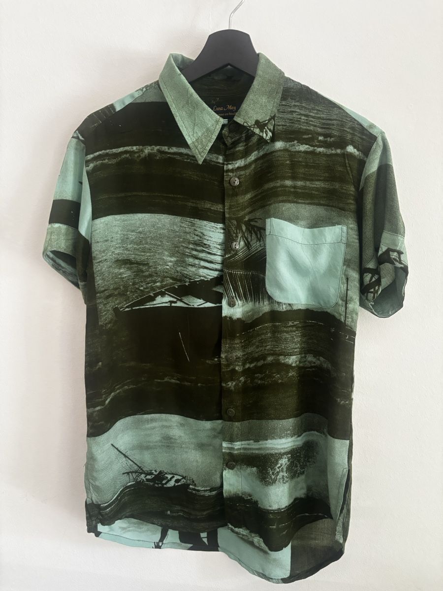 Camicie: Short Sleeve Shirt Graphic Print Size S – Usato da Zürich venduto da cla_v6hx