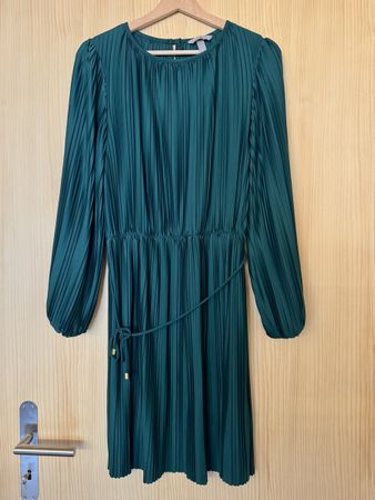 Elegantes Grünes Plissee-Kleid
