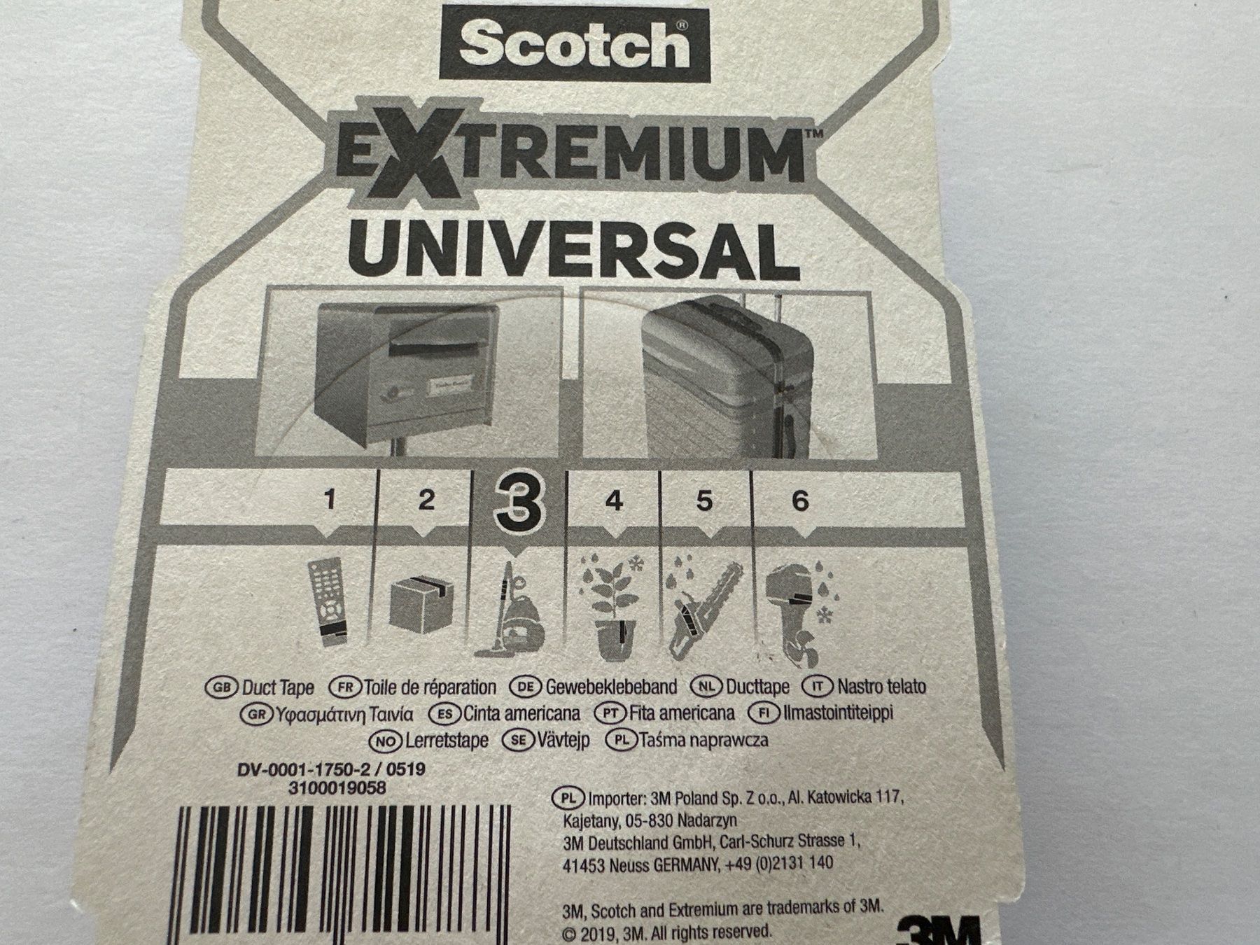 Sticker: Scotch extremium Gewebeklebeband – Nuovo e nell'imballaggio originale da Necker venduto da liq24 3
