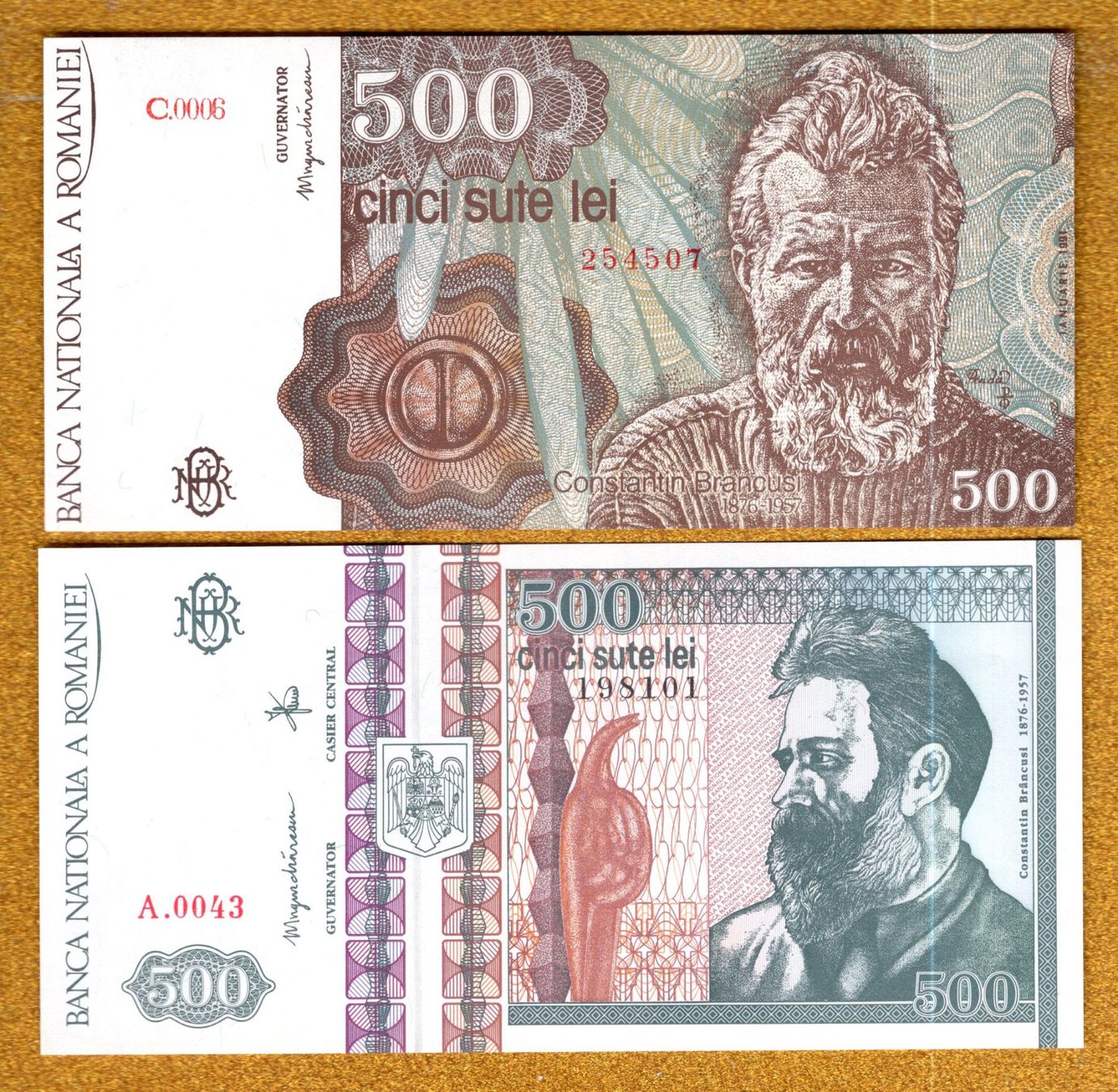 Billets de banque: Romania noten 2 stück UNC – Neuf (Voir description) à Leibstadt par baroc333