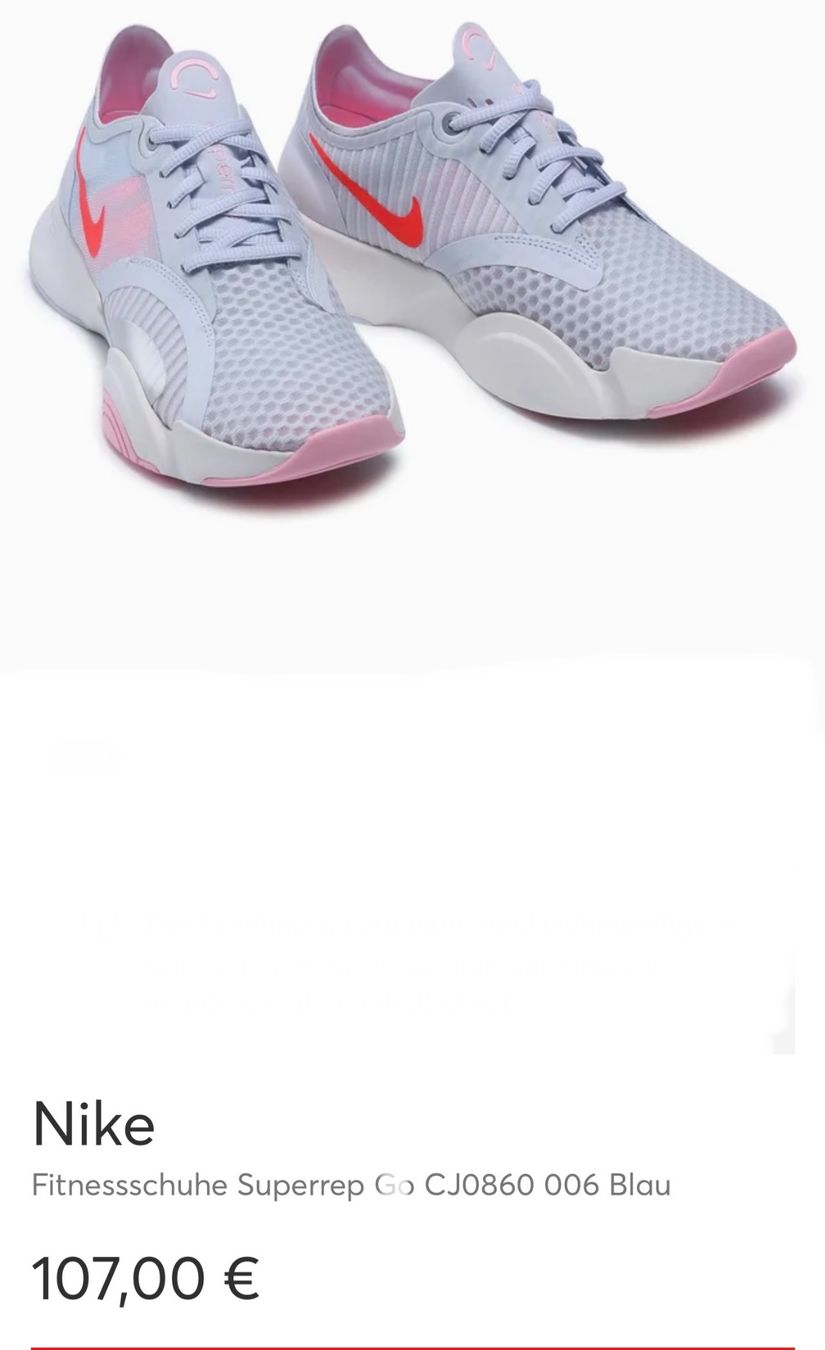 Nike Herrenschuhe: NIKE SuperRep Go 40 41/NP110CHF Grey Bright Crimson – Neu (gemäss Beschreibung) aus Kölliken von Prscoo