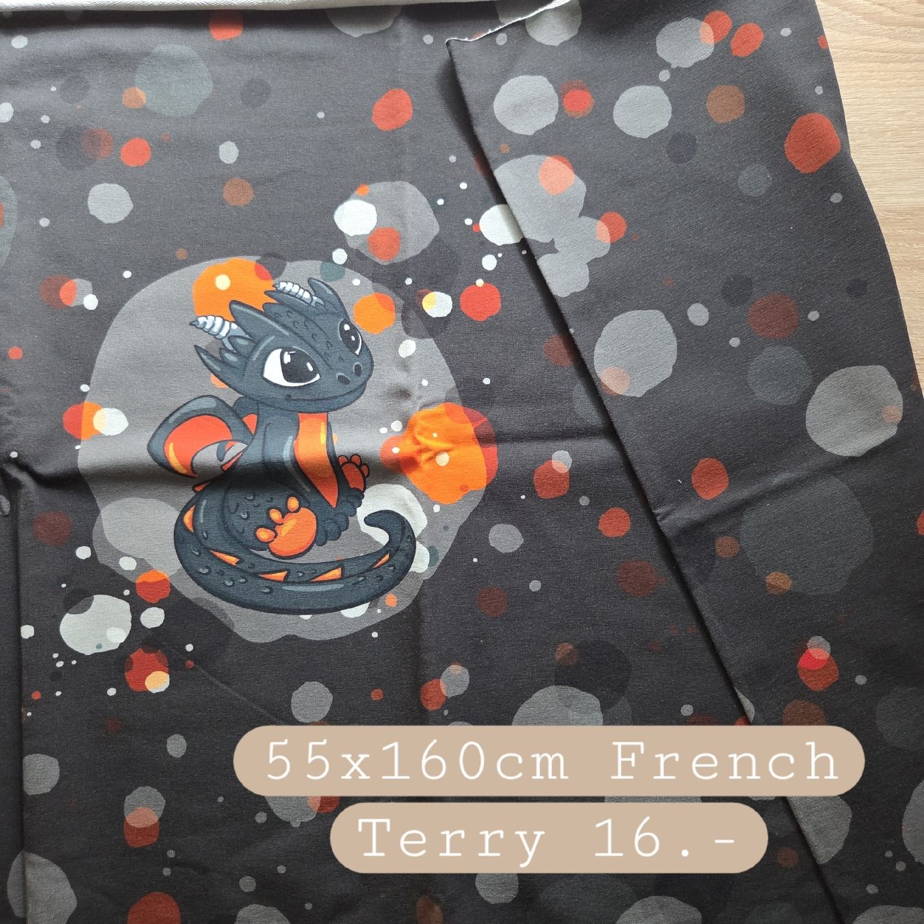 Stoffe: French Terry Panel "Smokey" Flusebär – Neu und originalverpackt aus Näfels von CH.Kchlineknopf