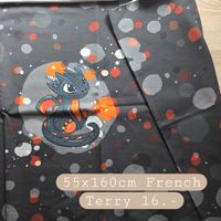 French Terry Panel "Smokey" Flusebär