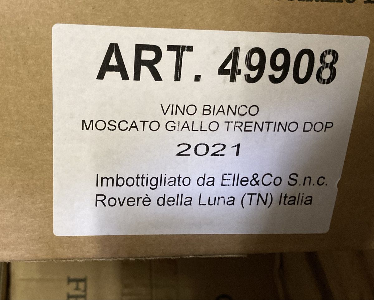 Wein: Weisswein Moscato Giallo 6er Karton – Neu und originalverpackt aus Aarwangen von to-hirschi 3