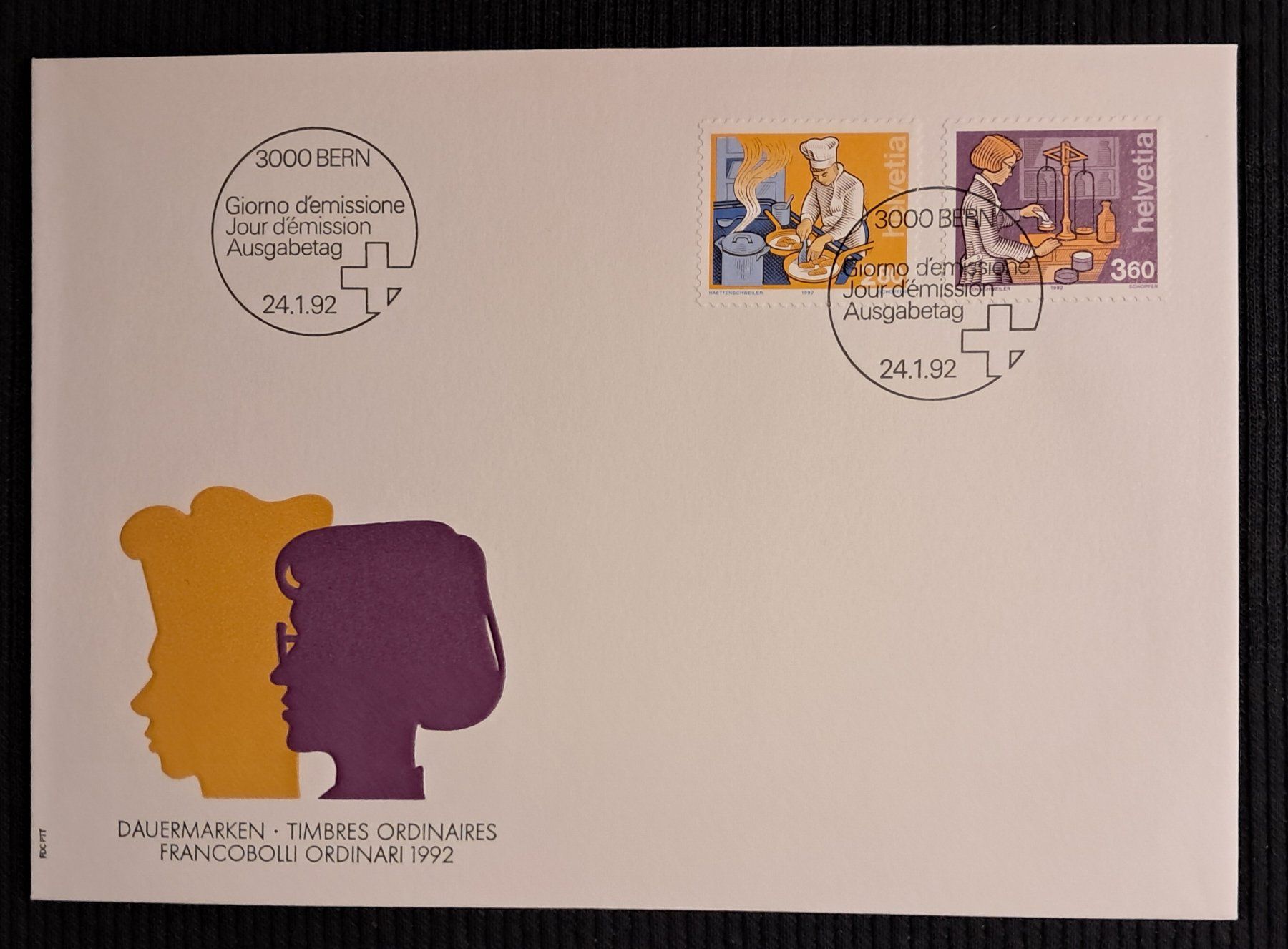 Alle Briefmarken: FDC - ET 24.1.92 – Gebraucht aus Ponto Valentino von giorgia06