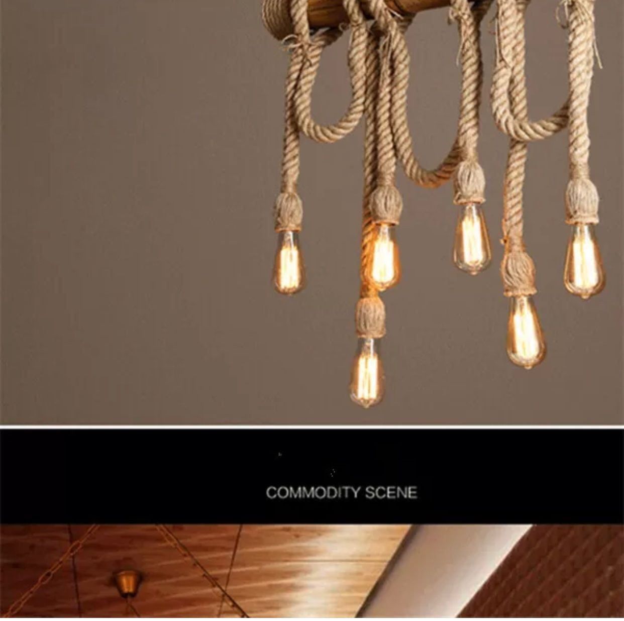 Lampade: Industrielampe Vintage Hänge Retro Leuchte – Nuovo e nell'imballaggio originale da Amriswil venduto da JaJa-Express 2