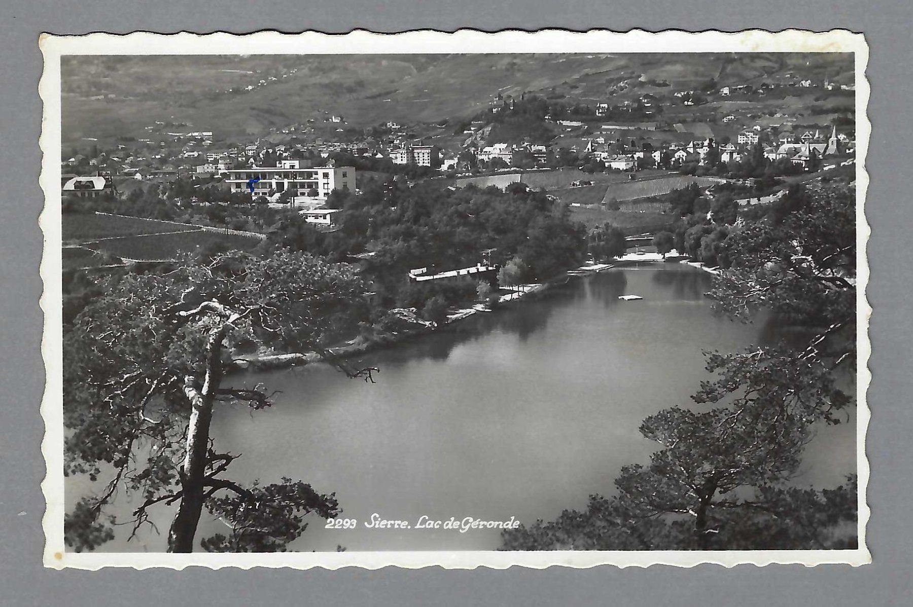 Cartoline postali: 1954, SIERRE, RÜCKS K-0 – Usato da Pura venduto da ulisse1957