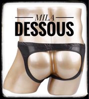 Sexy Mens Black Tanga mit O Ringen ⭐️L⭐️