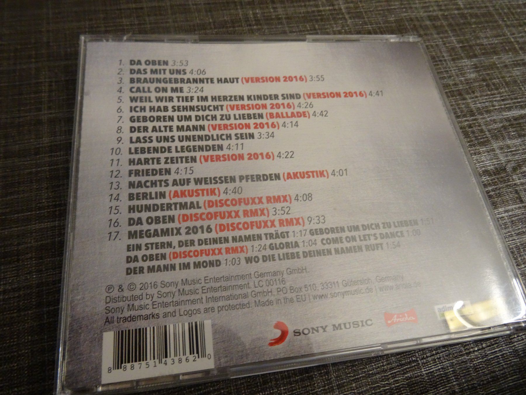 CDs: Nik P. - Da oben 16 CD – Gebraucht aus Olten von Disc-Ausverkauf 1