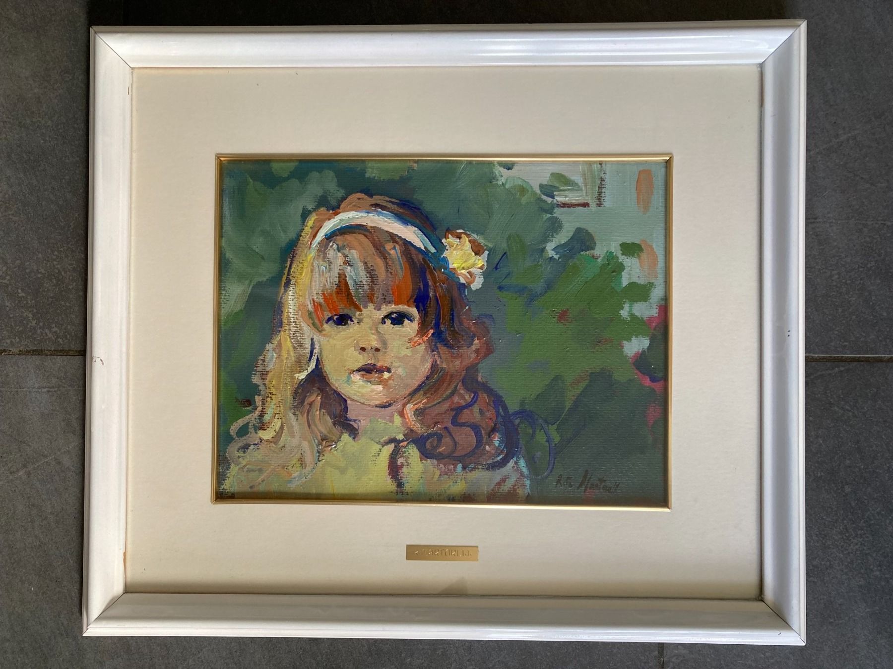 Dipinti: Gemälde Celina 3933 signiert  Rita Martorell – Usato da Subingen venduto da ArtBead 2