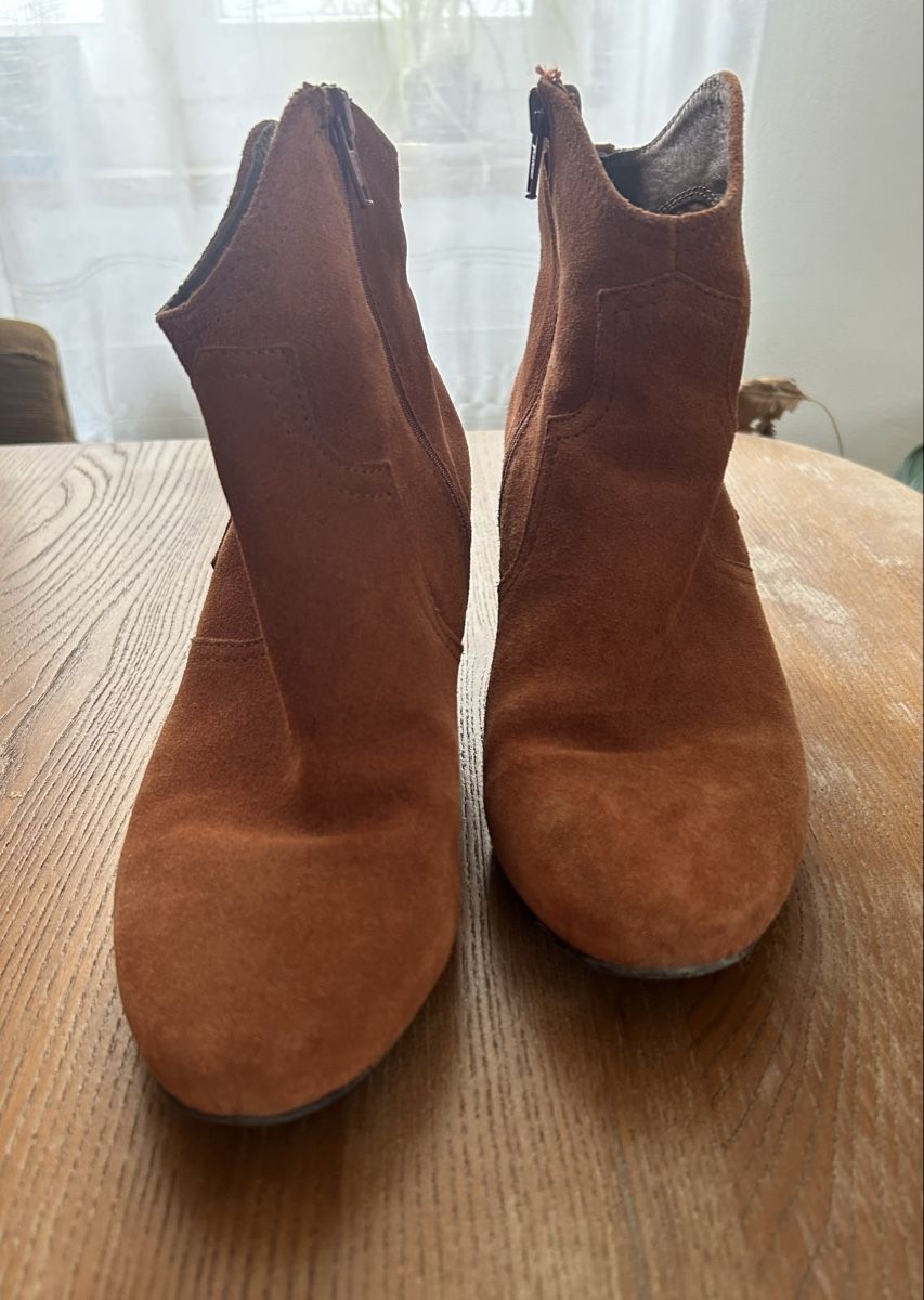 Herrenschuhe: Wildleder Stiefeletten Gr. 39 Pull Boxer – Gebraucht aus chur von corazon710 2