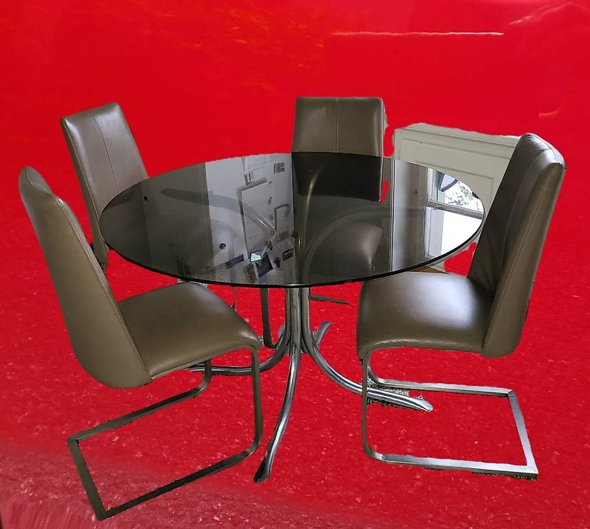 Pfister Set di tavolo e panche: Esstisch mit 4 Stühlen von Pfister – Usato da Bern venduto da mar_qrm8 1