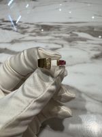 Damenring 18k Gold Rubin