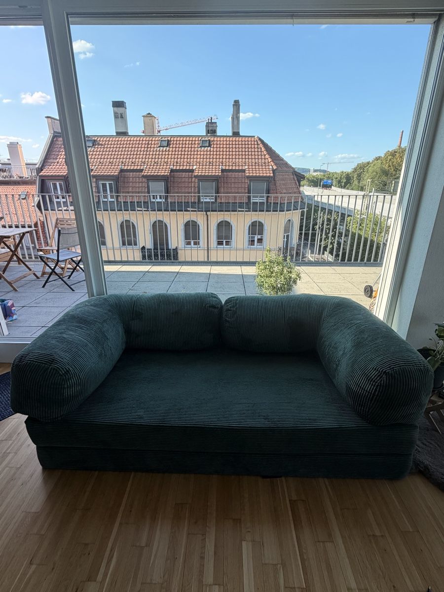 Divani: Sofa corner couch dark green good condition – Usato da Zürich venduto da Gautier_Juan