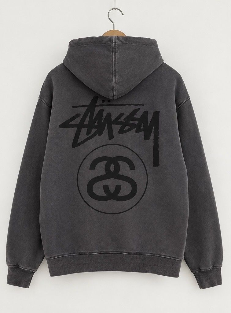 Stüssy Pullover & Sweatshirts: Stüssy "Stock Link" Hoodie - Graphite – Neu (gemäss Beschreibung) aus Oberentfelden von sun_zf2q 1