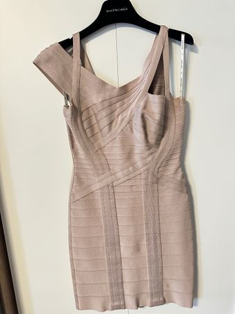 Herve Leger Bandage Dress - Nude, Size S - Perfect Fit!