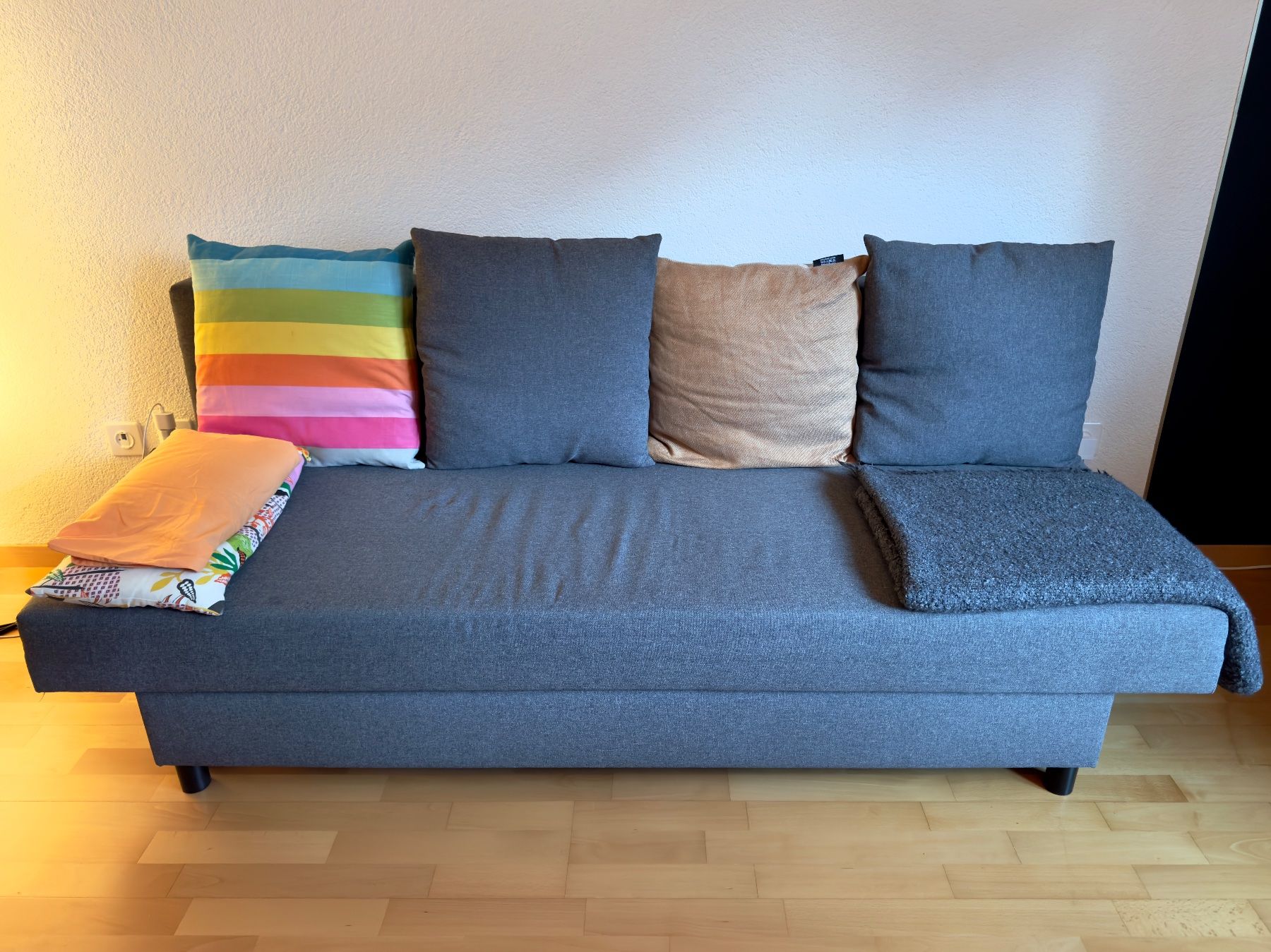 Divani: Sofa/Bettsofa (dunkelgrau) – Usato da Bern venduto da FredericGreub