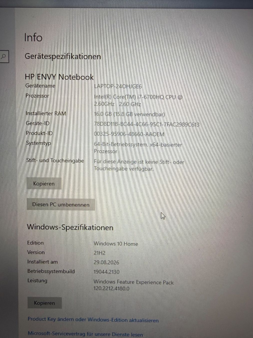 Hewlett Packard Notebooks: HP ENVY 17-r182nz – Gebraucht aus Burgdorf von martinwi94 2