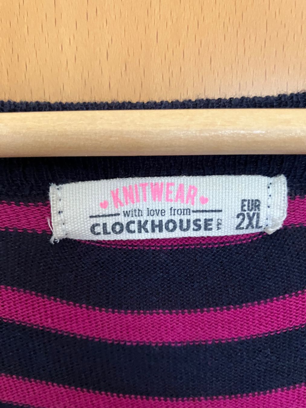 Gilet & Giacche: Cardigan rayé Clockhouse 2XL - Idéal – Usato da Bex venduto da man_6gxz 2