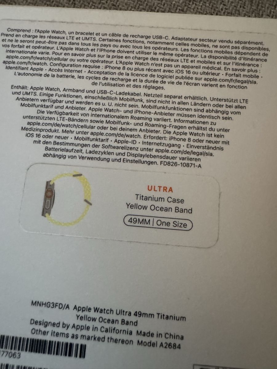 Apple Smartwatch: Apple Watch Ultra 49mm Titanium – Gebraucht aus Trimmis von HenrikB 1