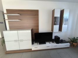 Wohnwand mit TV Board