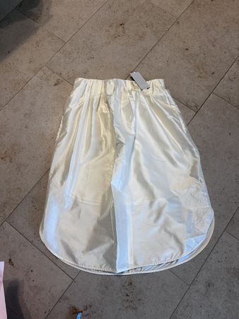 COS Rock Gr. 38 Seidenmischung Creme Neu mit Etikett Sommer 