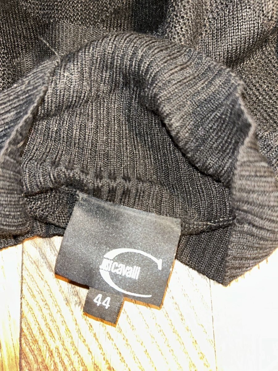 Roberto Cavalli Pullover & Sweatshirts: Just Cavalli Strick-Rollkragenpullover, Gr. 44, Schwarz – Gebraucht aus Steffisburg von viv_5tqt 3