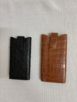 2 Elegante Kunstleder Etuis für VERTU Handy, Top Zustand!