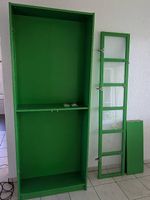 Billy Regal IKEA grün mit 2 Glastüren