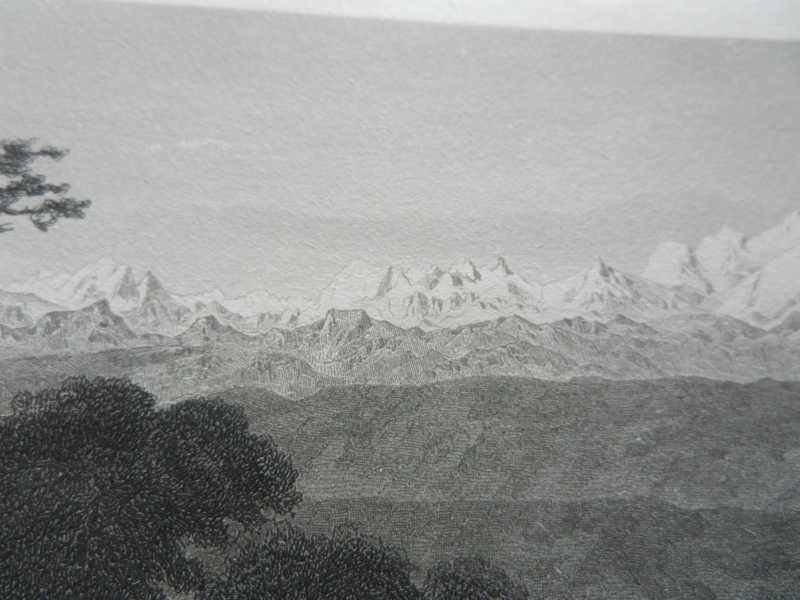 Incisioni: Die Montblanc-Kette St-Cergue – Usato da Risch venduto da Rischli15 7