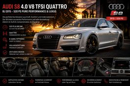 Audi S8 Quattro, Massage, Top Zustand, Frisch ab Service!