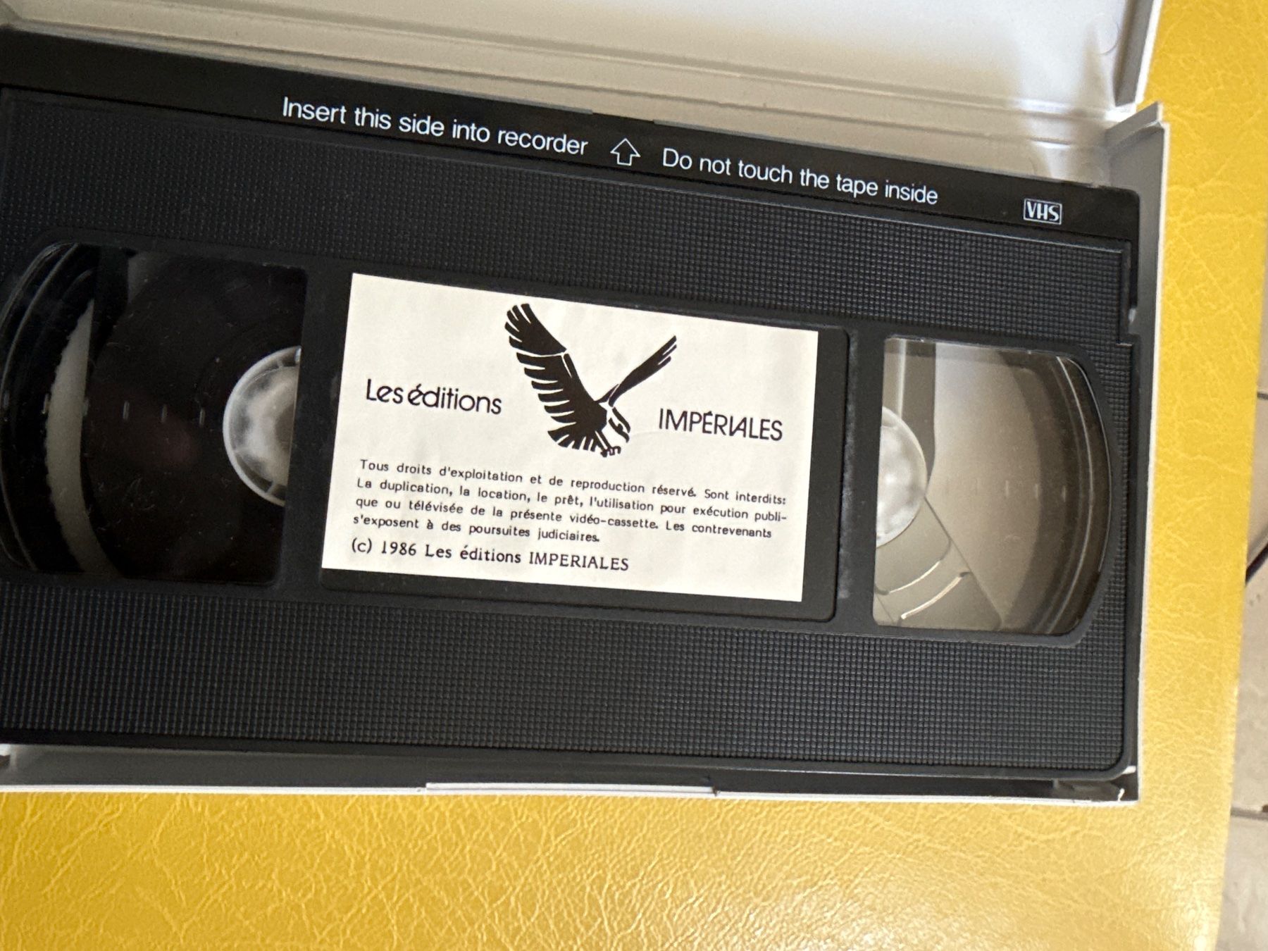 Tutti i VHS: Film VHS – Usato da St imier venduto da sav_bjf9 2