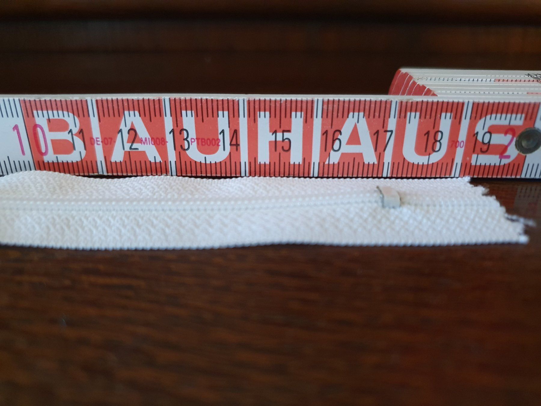 Stoffe: Reißverschluss 3-Set: 3x15 cm, weiss – Neu (gemäss Beschreibung) aus Thun von Zuzi84 4