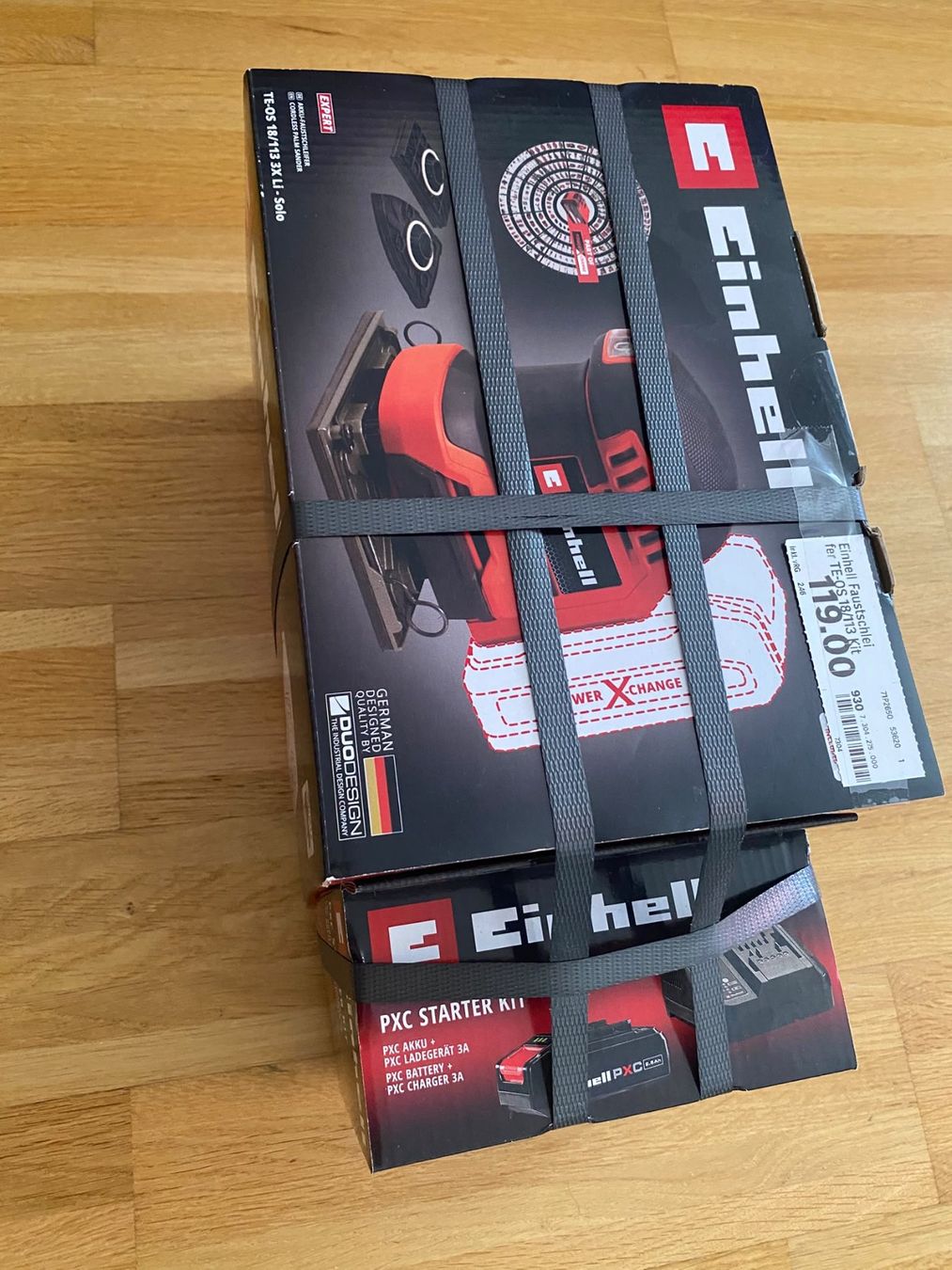 Einhell Smerigliatrici & Lucidatrici: Einhell Faustschleifer, TE-OS 18/113 Kit, mit Akku – Nuovo e nell'imballaggio originale da Luterbach venduto da Logi03 1