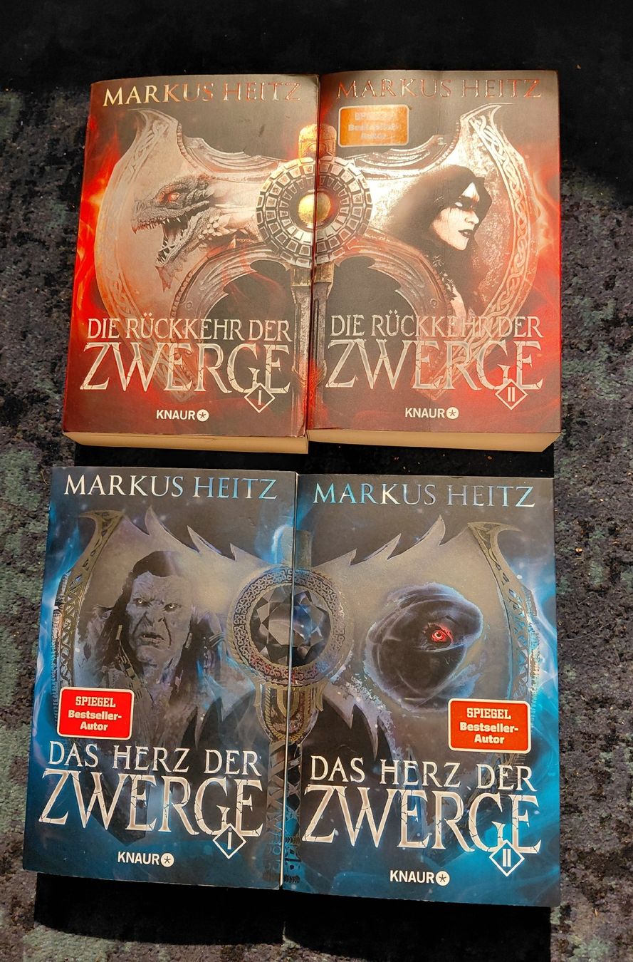 Libri: Zwerge Bücher Markus Heitz – Nuovo (secondo la descrizione) da Schaffhausen venduto da Ra_Ri